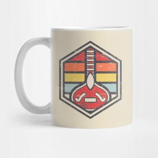 Retro Badge Sitar Light Mug